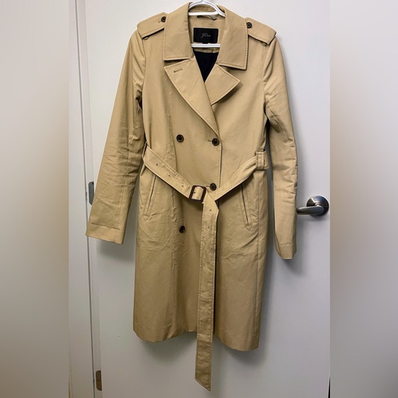 J Crew Icon Trench In VINTAGE KHAKI - Picture 4 of 7